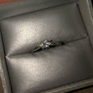 Silver Diamond Ring